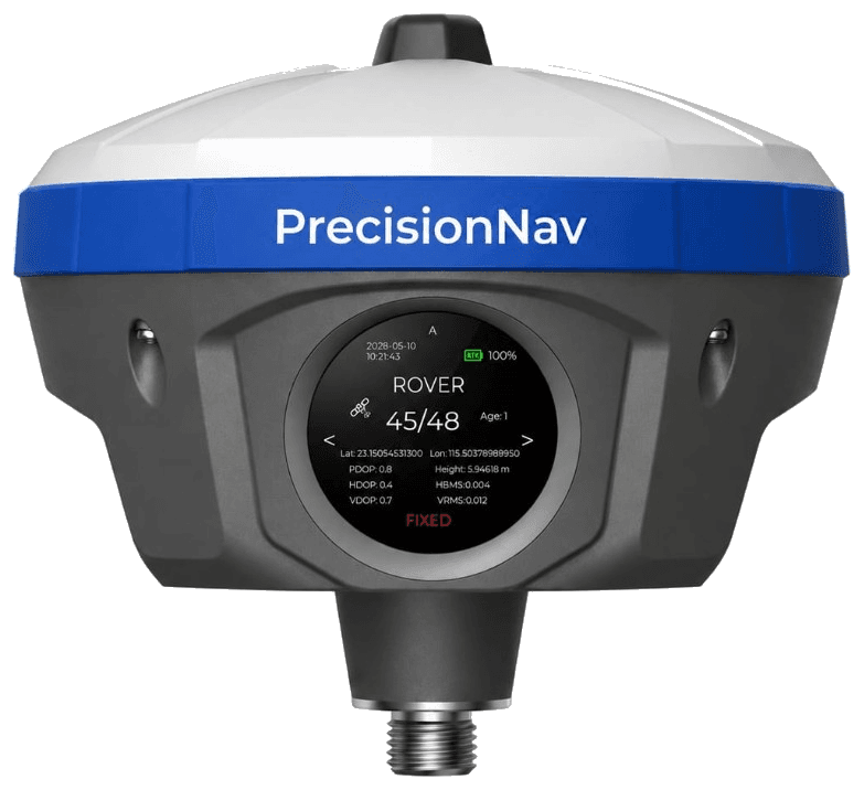 PrecisionNav PN100 dual-camera laser DGPS receiver, Precision Nav's flagship survey instrument